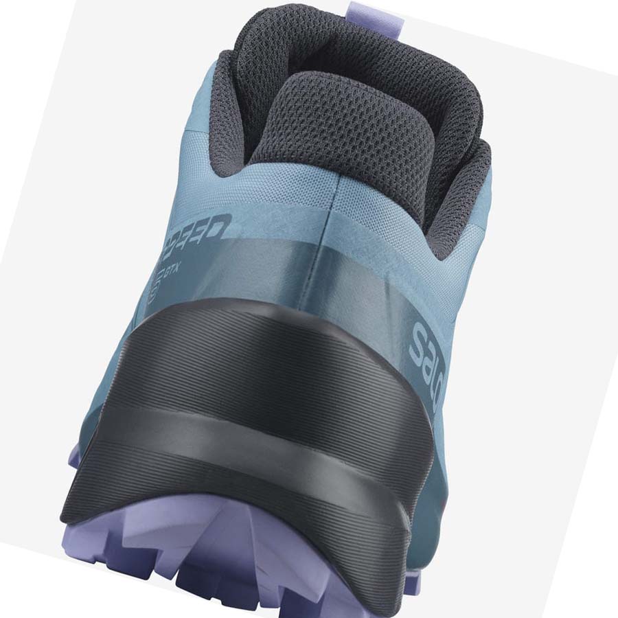 Salomon SPEEDCROSS 5 GORE-TEX Trail Futócipő Női Kék | HU 2867YXF